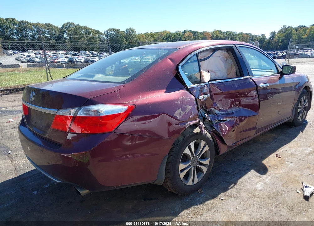 2013 HONDA ACCORD LX VIN: 1HGCR2F3XDA126142