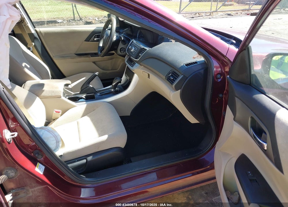2013 HONDA ACCORD LX VIN: 1HGCR2F3XDA126142