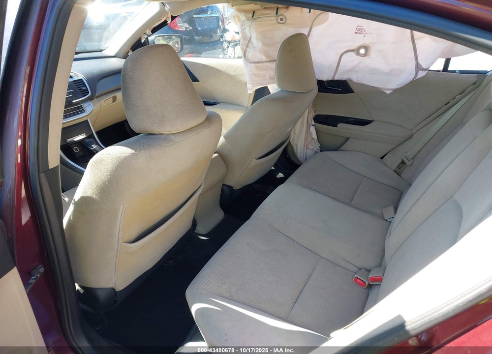 2013 HONDA ACCORD LX VIN: 1HGCR2F3XDA126142
