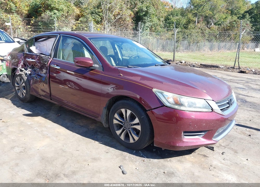 2013 HONDA ACCORD LX VIN: 1HGCR2F3XDA126142