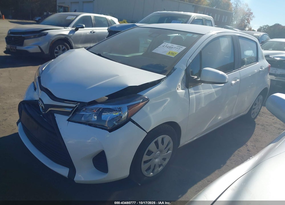 2017 TOYOTA YARIS VIN: VNKKTUD39HA078415