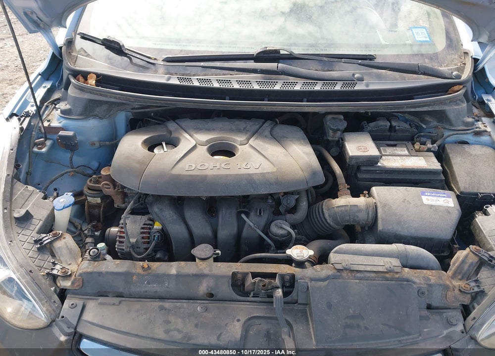 2012 HYUNDAI ELANTRA VIN: KMHDH4AE0CU431393