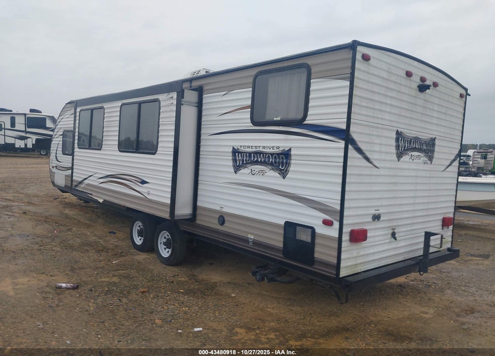 2018 FOREST RIVER WILDWOOD TRAVEL TRAILER VIN: 4X4TWDB2XJ7357870