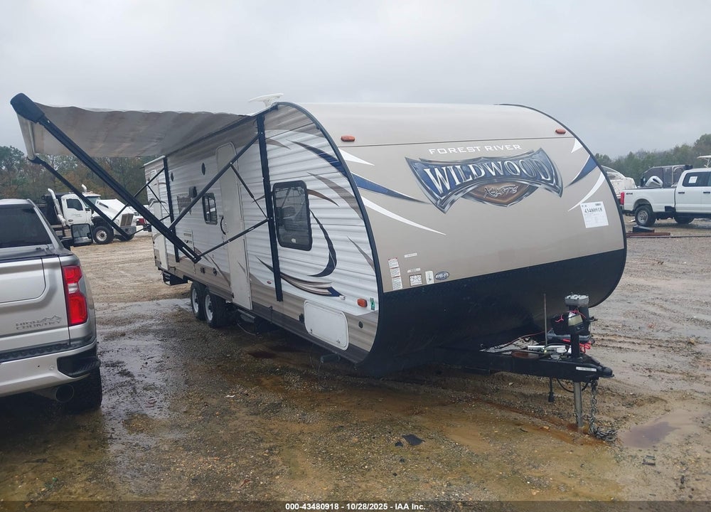 2018 FOREST RIVER WILDWOOD TRAVEL TRAILER VIN: 4X4TWDB2XJ7357870