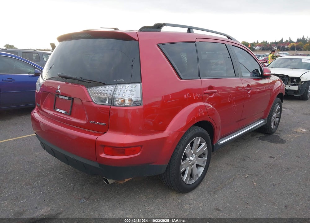 2013 MITSUBISHI OUTLANDER VIN: JA4JT3AW5DU019989