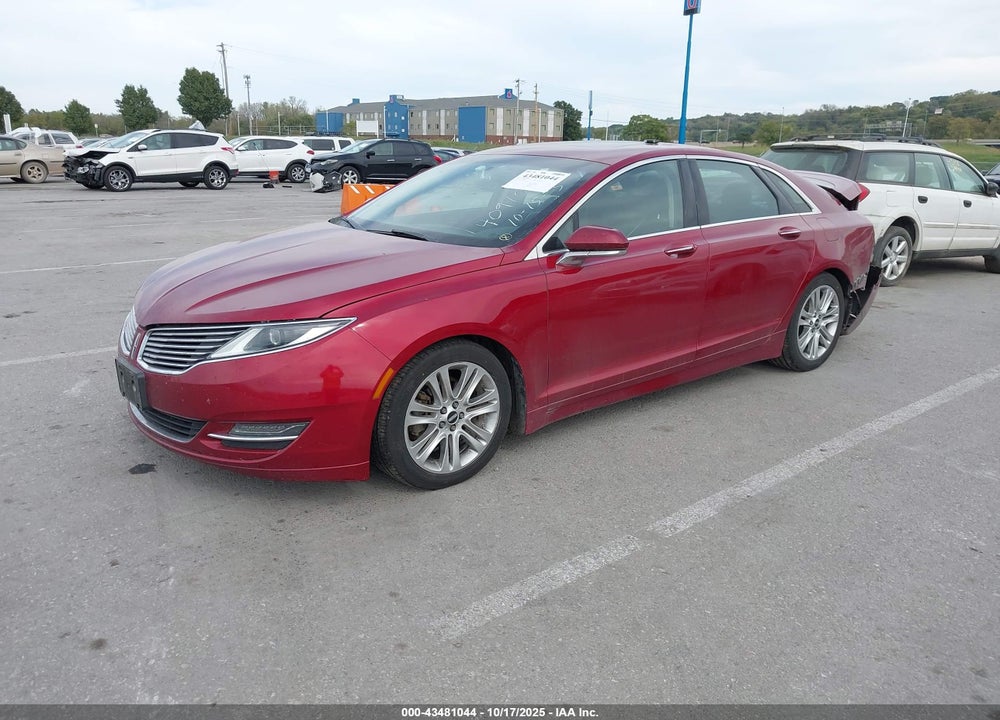 2015 LINCOLN MKZ VIN: 3LN6L2LU0FR607399