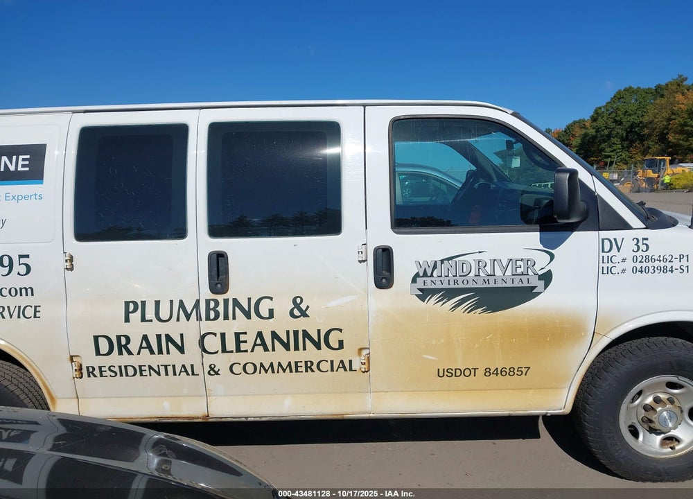 2015 CHEVROLET EXPRESS 2500 WORK VAN VIN: 1GCWGFCF8F1278866