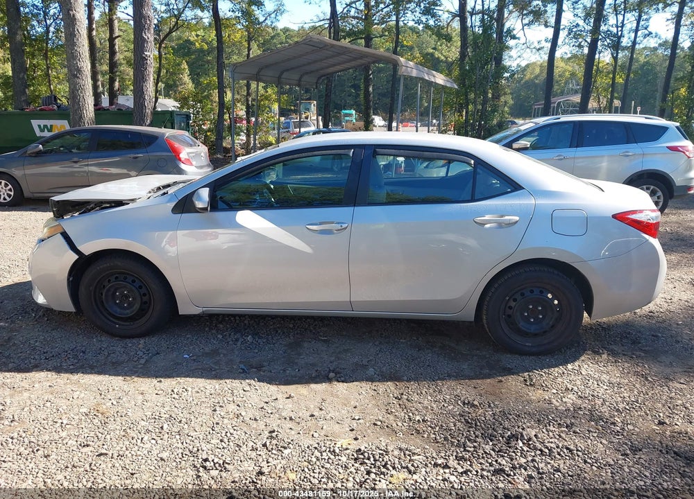 2015 TOYOTA COROLLA VIN: 2T1BURHE2FC248279