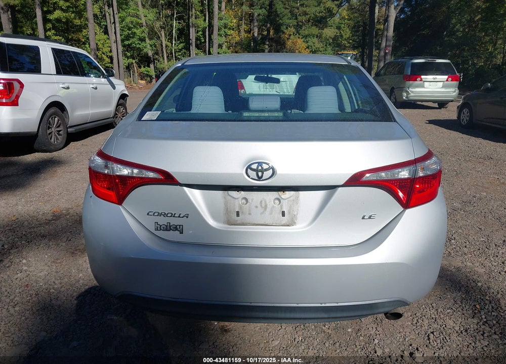 2015 TOYOTA COROLLA VIN: 2T1BURHE2FC248279