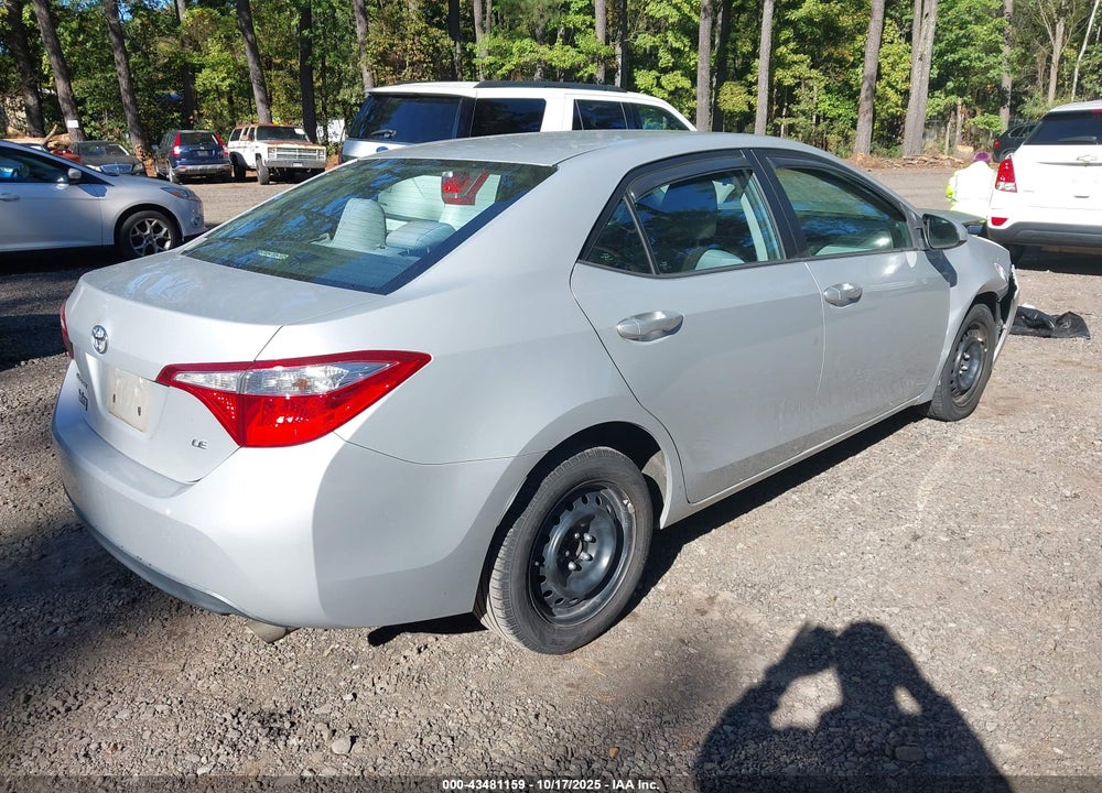 2015 TOYOTA COROLLA VIN: 2T1BURHE2FC248279