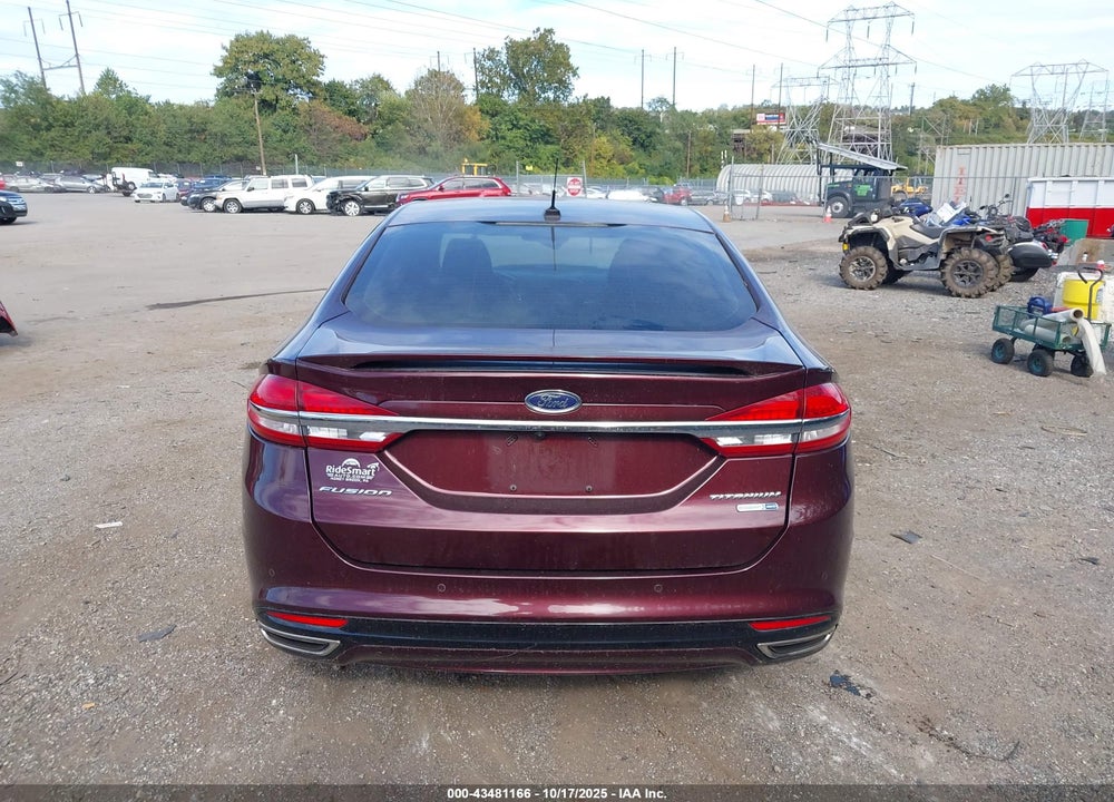 2017 FORD FUSION TITANIUM VIN: 3FA6P0D96HR214197
