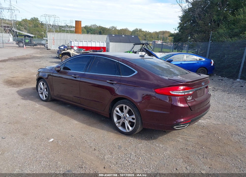 2017 FORD FUSION TITANIUM VIN: 3FA6P0D96HR214197