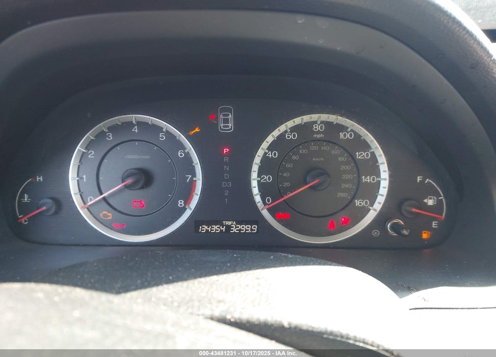 2011 HONDA ACCORD VIN: 1HGCP2F87BA074838