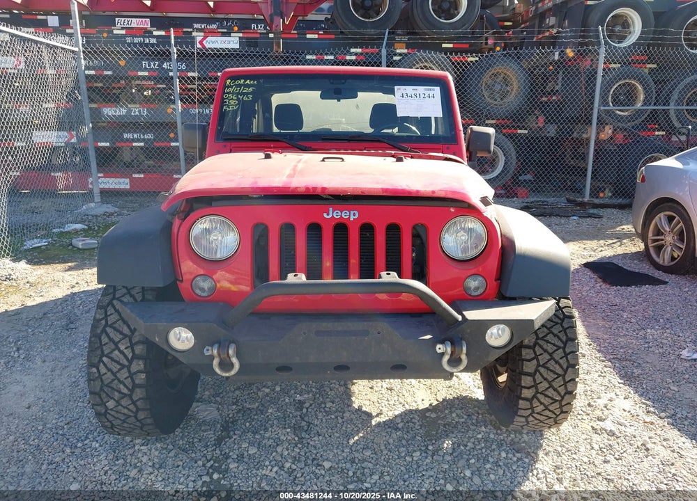 2016 JEEP WRANGLER SPORT VIN: 1C4AJWAG7GL157520