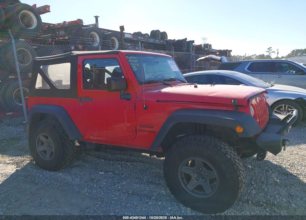 2016 JEEP WRANGLER SPORT VIN: 1C4AJWAG7GL157520
