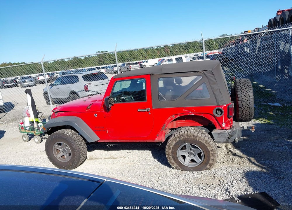 2016 JEEP WRANGLER SPORT VIN: 1C4AJWAG7GL157520