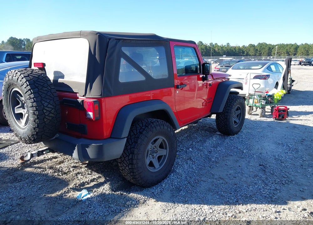 2016 JEEP WRANGLER SPORT VIN: 1C4AJWAG7GL157520