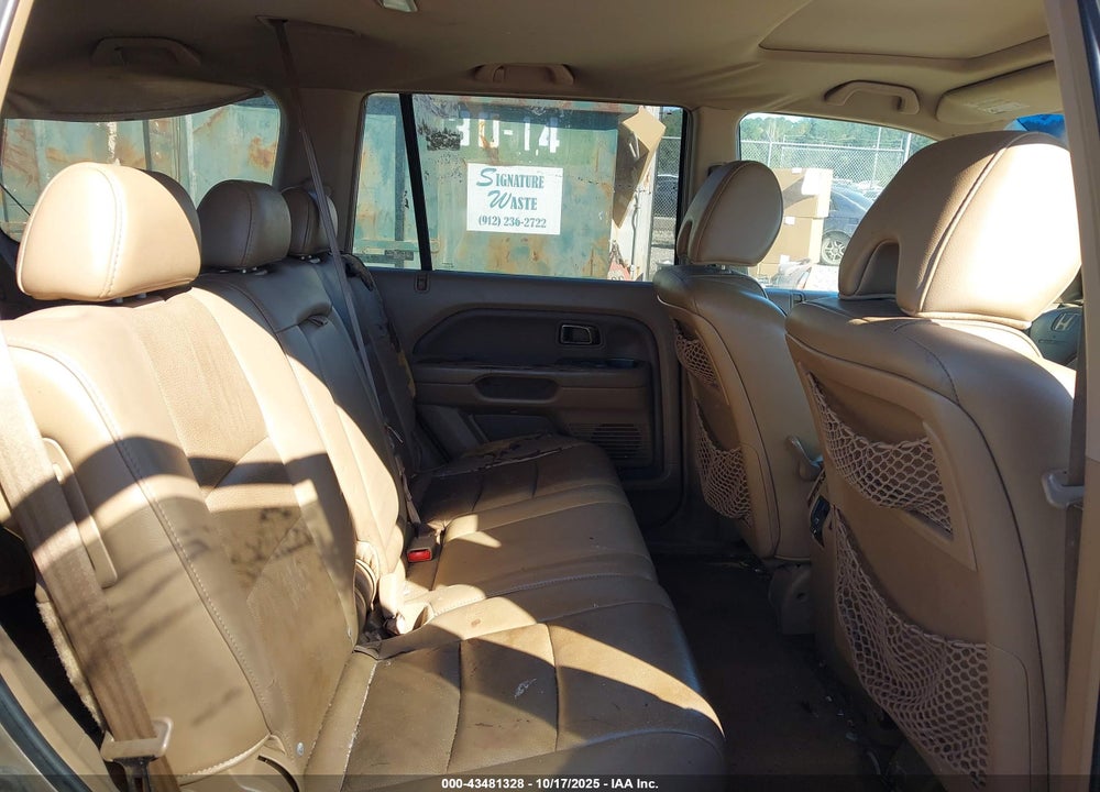 2007 HONDA PILOT EX-L VIN: 5FNYF18597B017527