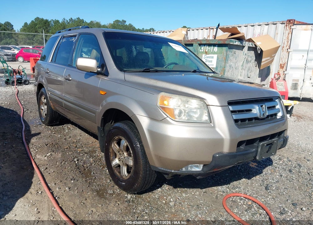 2007 HONDA PILOT EX-L VIN: 5FNYF18597B017527