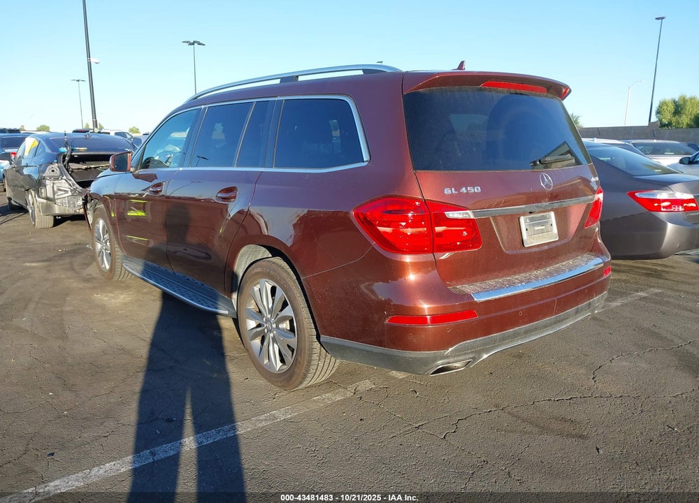 2014 MERCEDES-BENZ GL 450 4MATIC VIN: 4JGDF7CE7EA297474