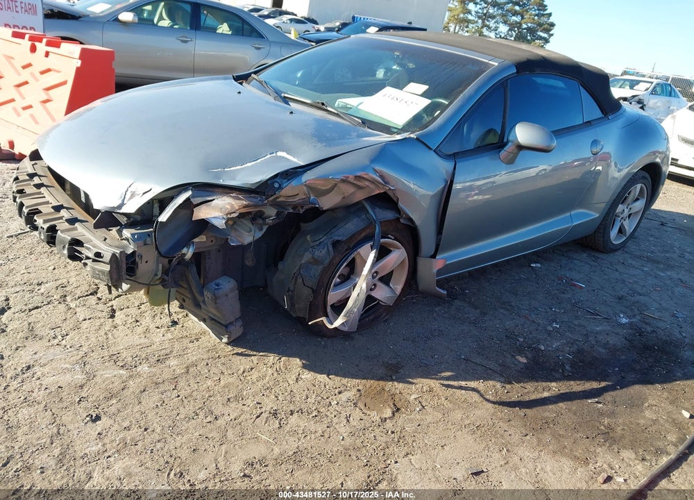 2008 MITSUBISHI ECLIPSE VIN: 4A3AL25F28E039625