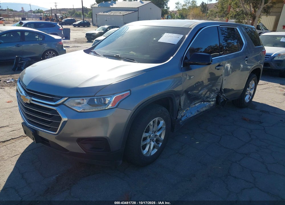 2021 CHEVROLET TRAVERSE FWD LS VIN: 1GNERFKW4MJ109388