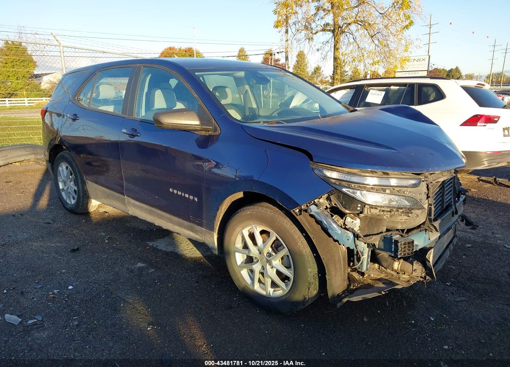 2022 CHEVROLET EQUINOX FWD LS VIN: 2GNAXHEV3N6107018