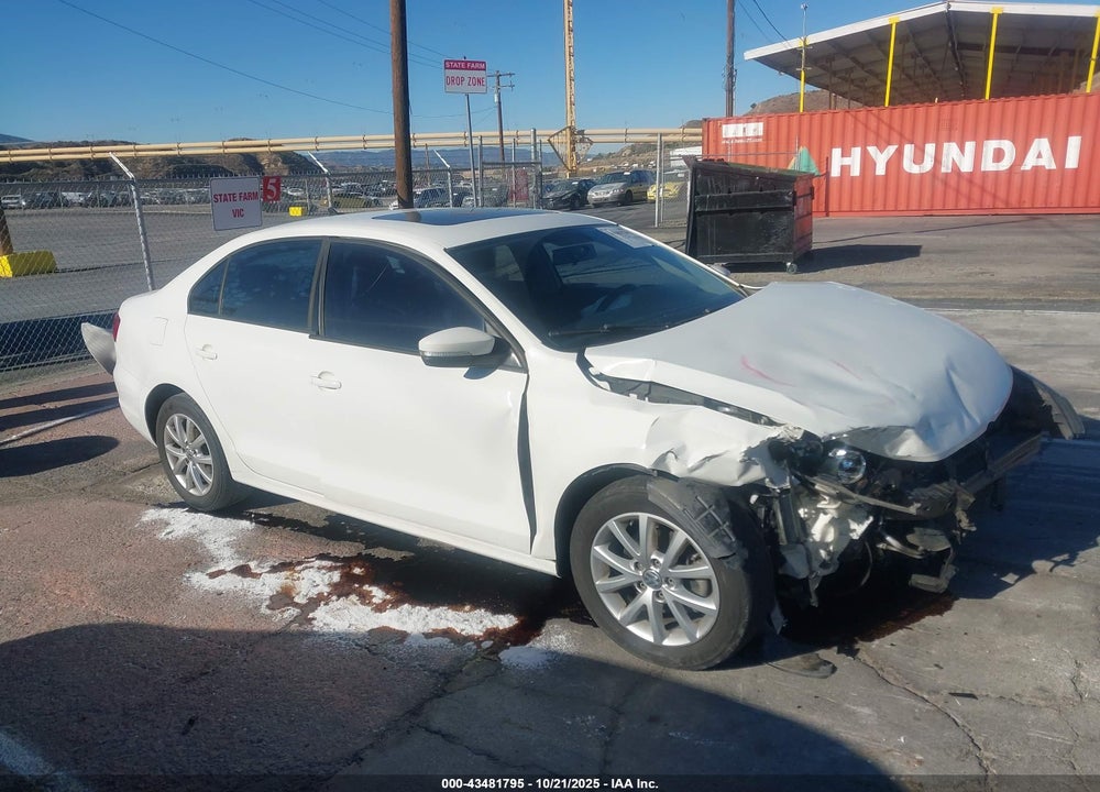 2012 VOLKSWAGEN JETTA 2.5L SE VIN: 3VWDP7AJ6CM132062