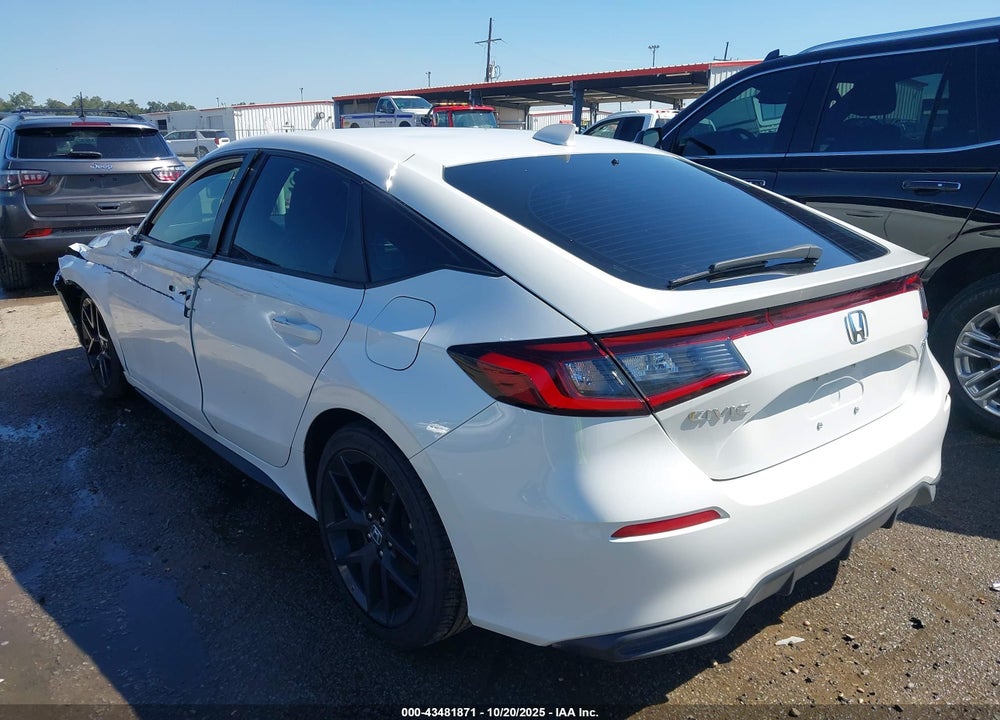 2025 HONDA CIVIC SEDAN SPORT VIN: 19XFL2H85SE019306