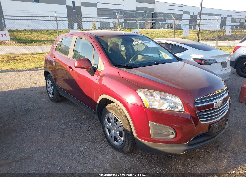2016 CHEVROLET TRAX 1LS VIN: 3GNCJKSBXGL279966