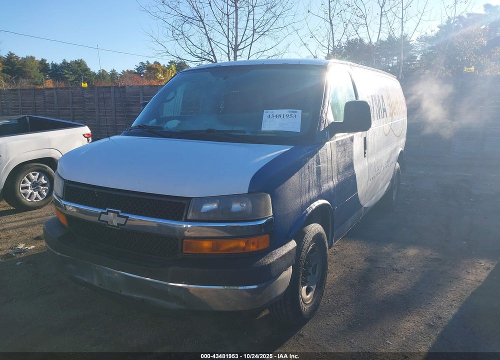 2008 CHEVROLET EXPRESS WORK VAN VIN: 1GCGG25C581145081