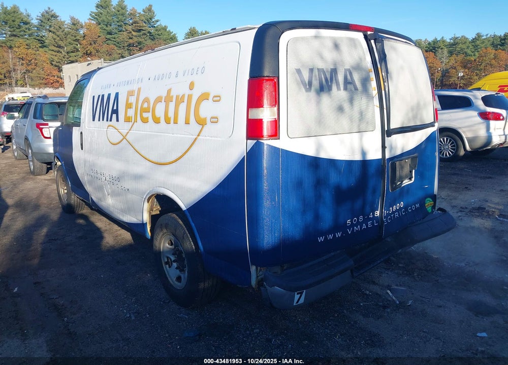2008 CHEVROLET EXPRESS WORK VAN VIN: 1GCGG25C581145081