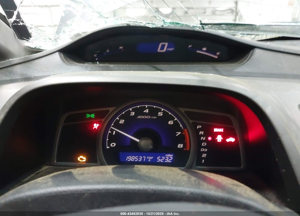 2009 HONDA CIVIC VIN: 19XFA16669E013672
