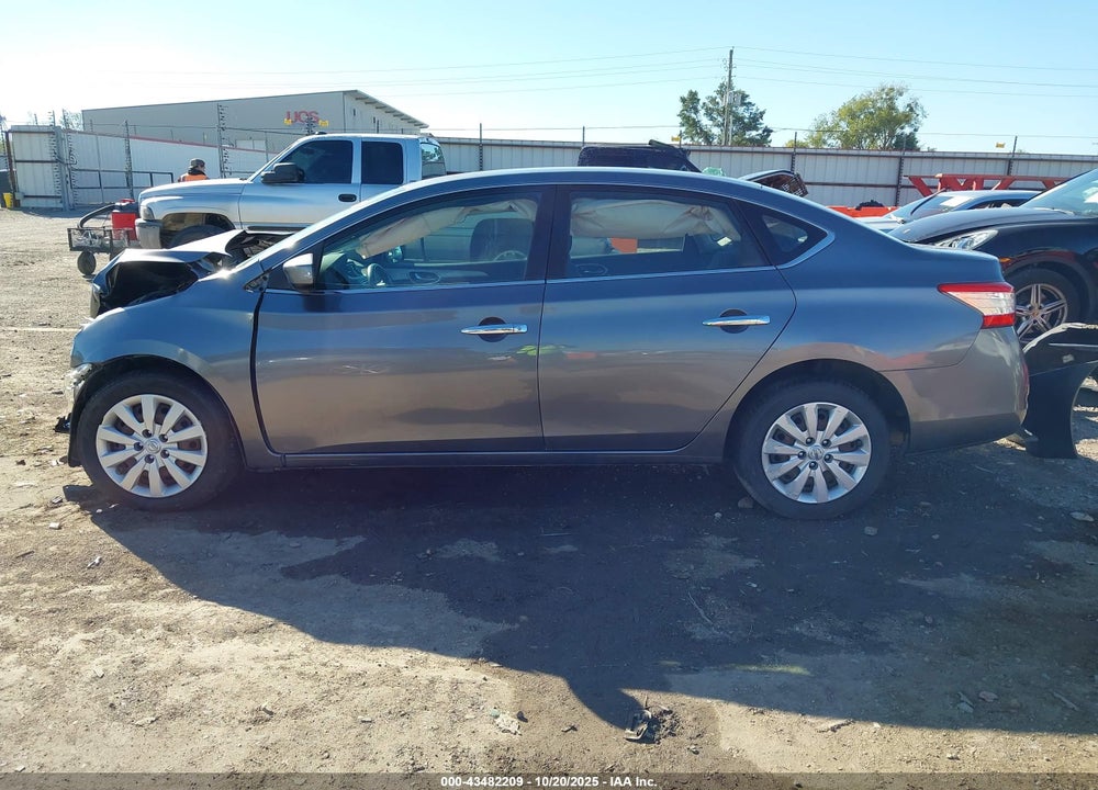 2015 NISSAN SENTRA S VIN: 3N1AB7AP9FY346620