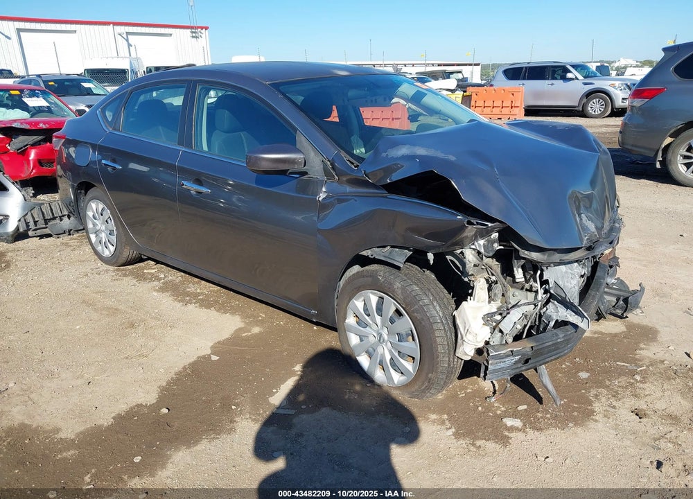 2015 NISSAN SENTRA S VIN: 3N1AB7AP9FY346620