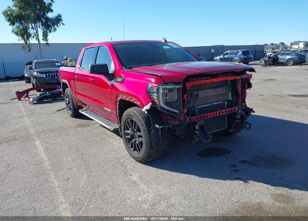 2023 GMC SIERRA 1500 4WD  SHORT BOX ELEVATION WITH 3SB VIN: 1GTUUCE83PZ166220