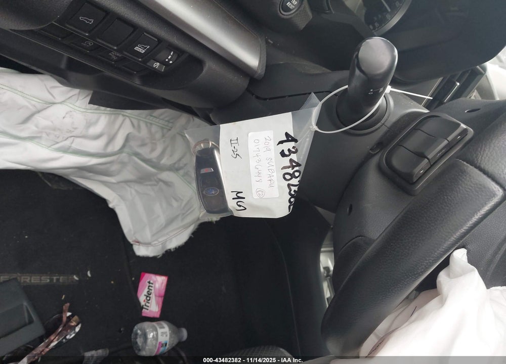 2019 SUBARU FORESTER PREMIUM VIN: JF2SKAGC0KH499574