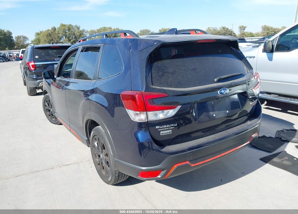 2019 SUBARU FORESTER SPORT VIN: JF2SKAJC1KH508470