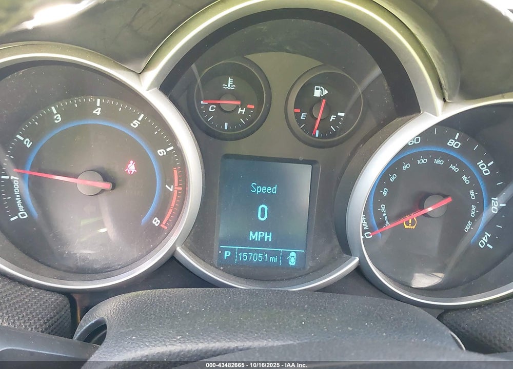 2012 CHEVROLET CRUZE 1LT VIN: 1G1PF5SC0C7243491
