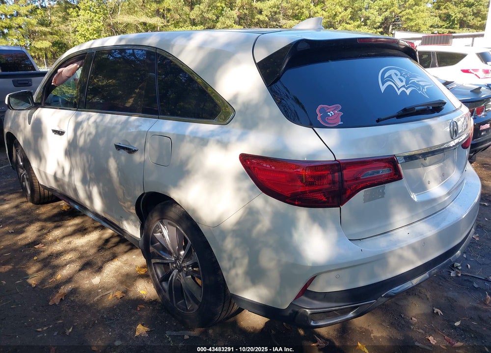 2019 ACURA MDX TECHNOLOGY PKG VIN: 5J8YD4H5XKL032830