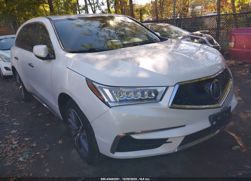 2019 ACURA MDX TECHNOLOGY PKG VIN: 5J8YD4H5XKL032830