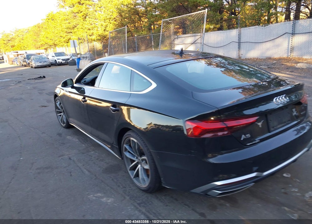 2023 AUDI A5 SPORTBACK PREMIUM PLUS 45 TFSI S LINE QUATTRO S TRONIC VIN: WAUFACF57PA045854