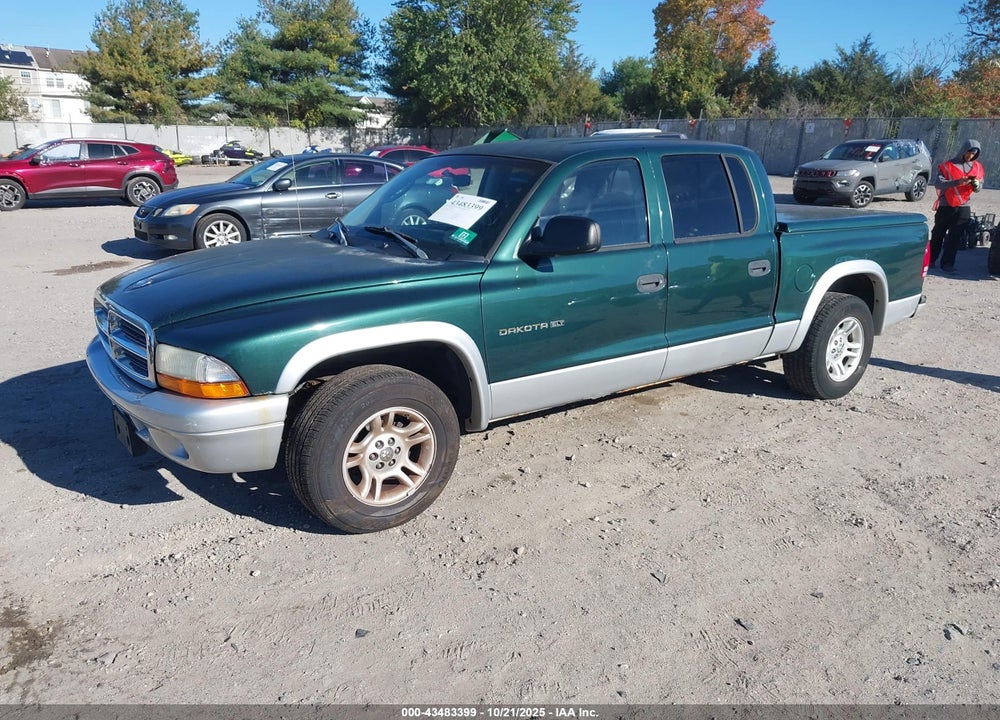 2002 DODGE DAKOTA SLT VIN: 1B7HL48N82S625237