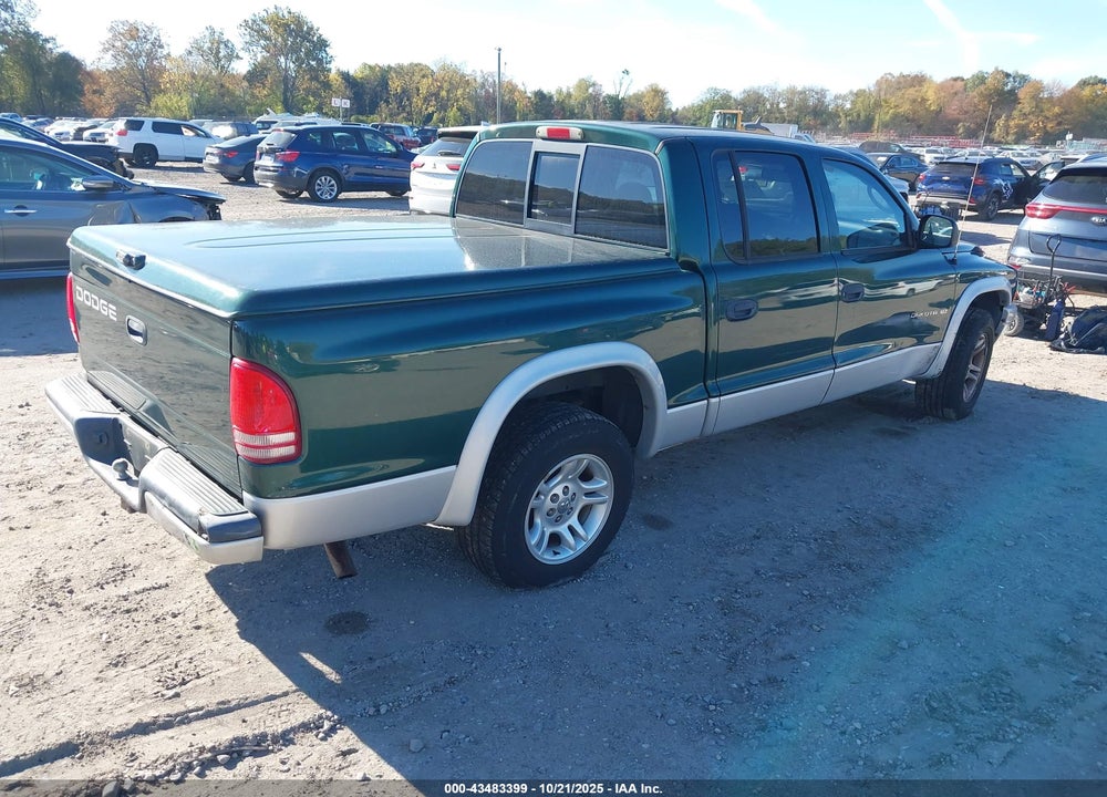 2002 DODGE DAKOTA SLT VIN: 1B7HL48N82S625237