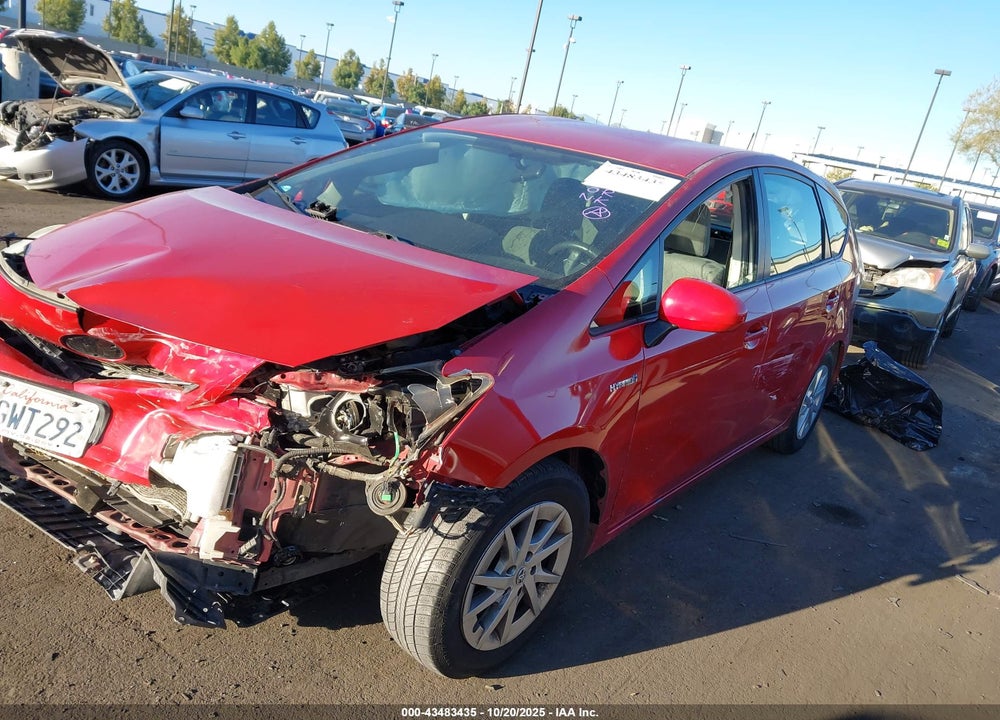 2014 TOYOTA PRIUS V THREE VIN: JTDZN3EU2EJ008379