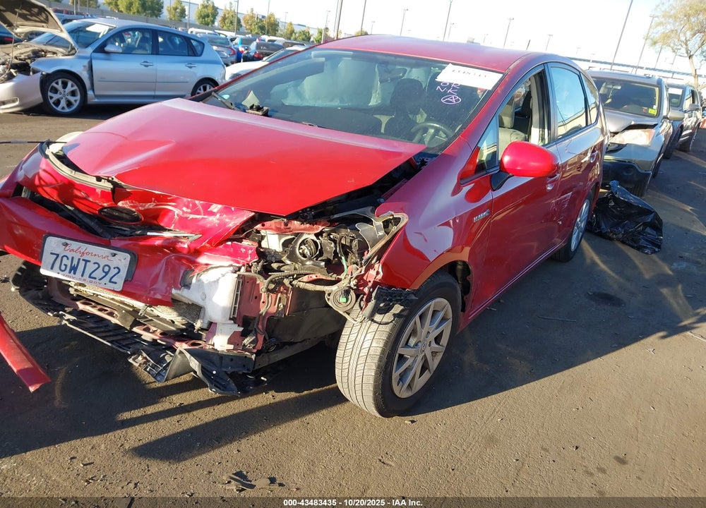 2014 TOYOTA PRIUS V THREE VIN: JTDZN3EU2EJ008379
