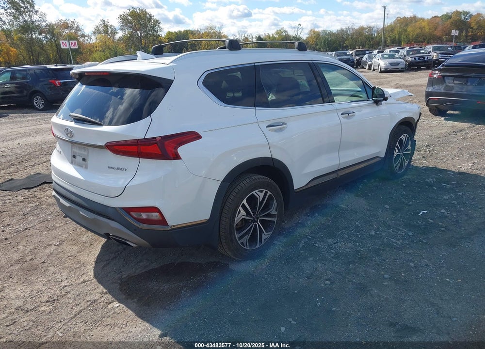 2020 HYUNDAI SANTA FE LIMITED 2.0T VIN: 5NMS5CAA7LH266509