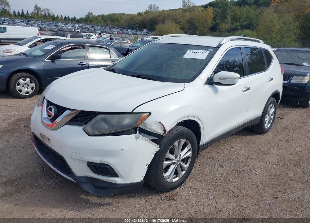 2015 NISSAN ROGUE SV VIN: 5N1AT2MT4FC923757