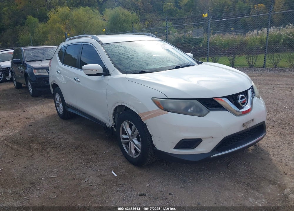 2015 NISSAN ROGUE SV VIN: 5N1AT2MT4FC923757