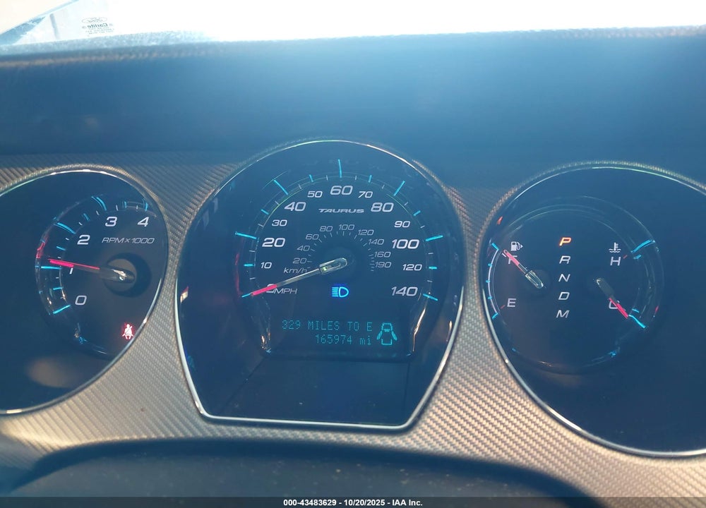 2011 FORD TAURUS VIN: 1FAHP2KT1BG186780